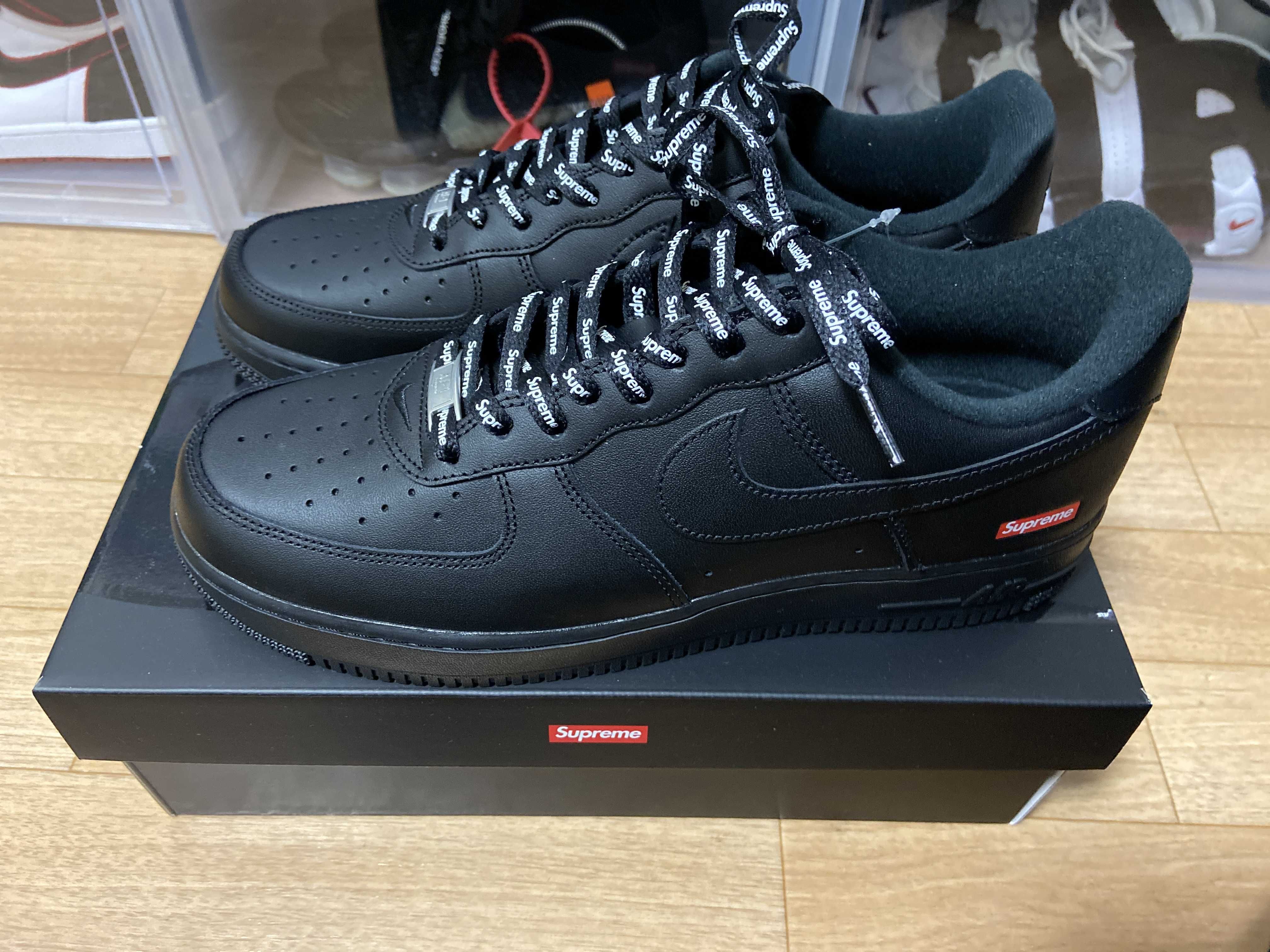Supreme × Nike Air Force 1 Low "Black"