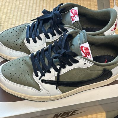 Travis Scott × Nike Air Jordan 1 Low OG SP "Reverse Olive"