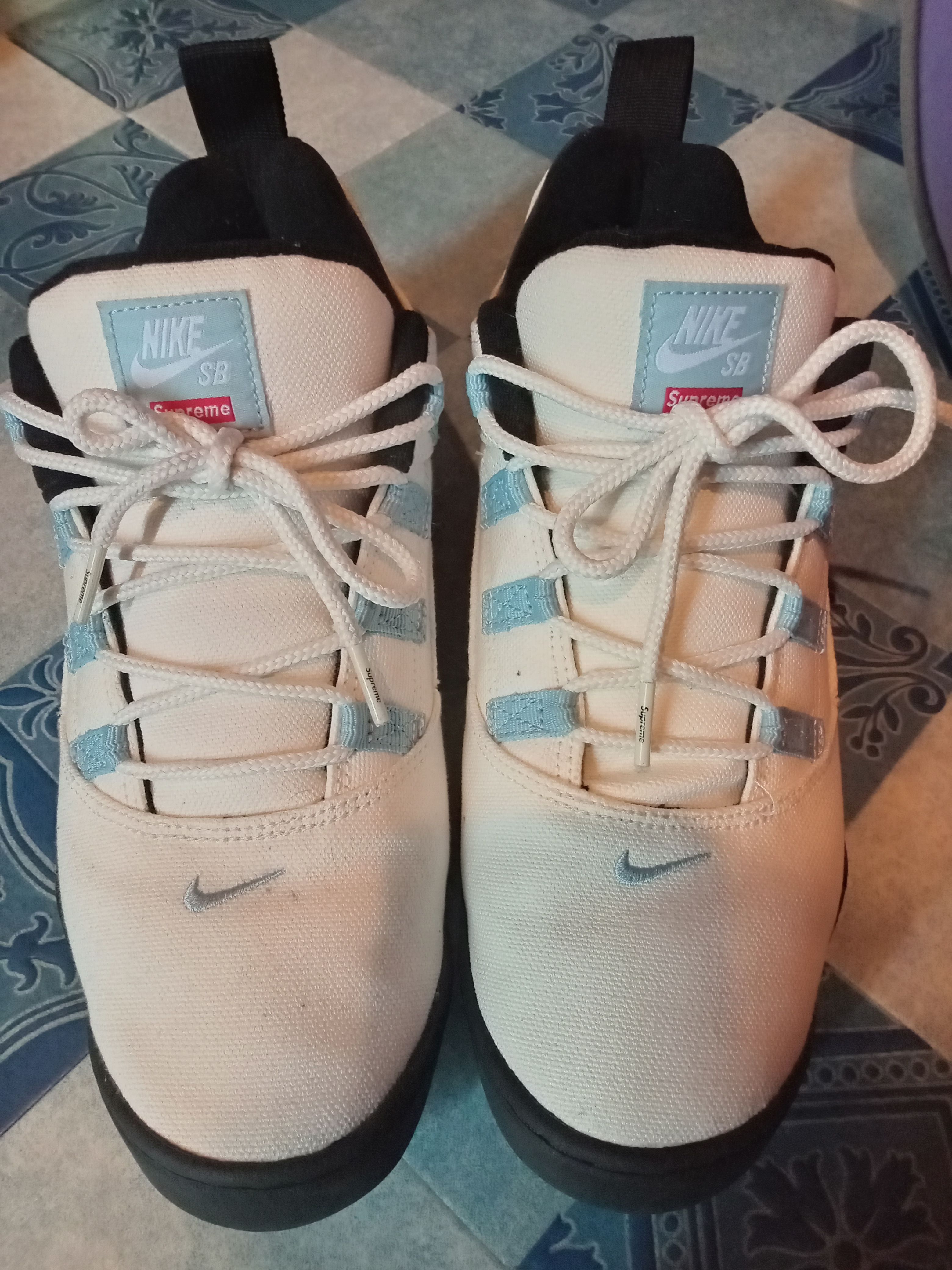 Supreme × Nike SB Darwin Low "White"