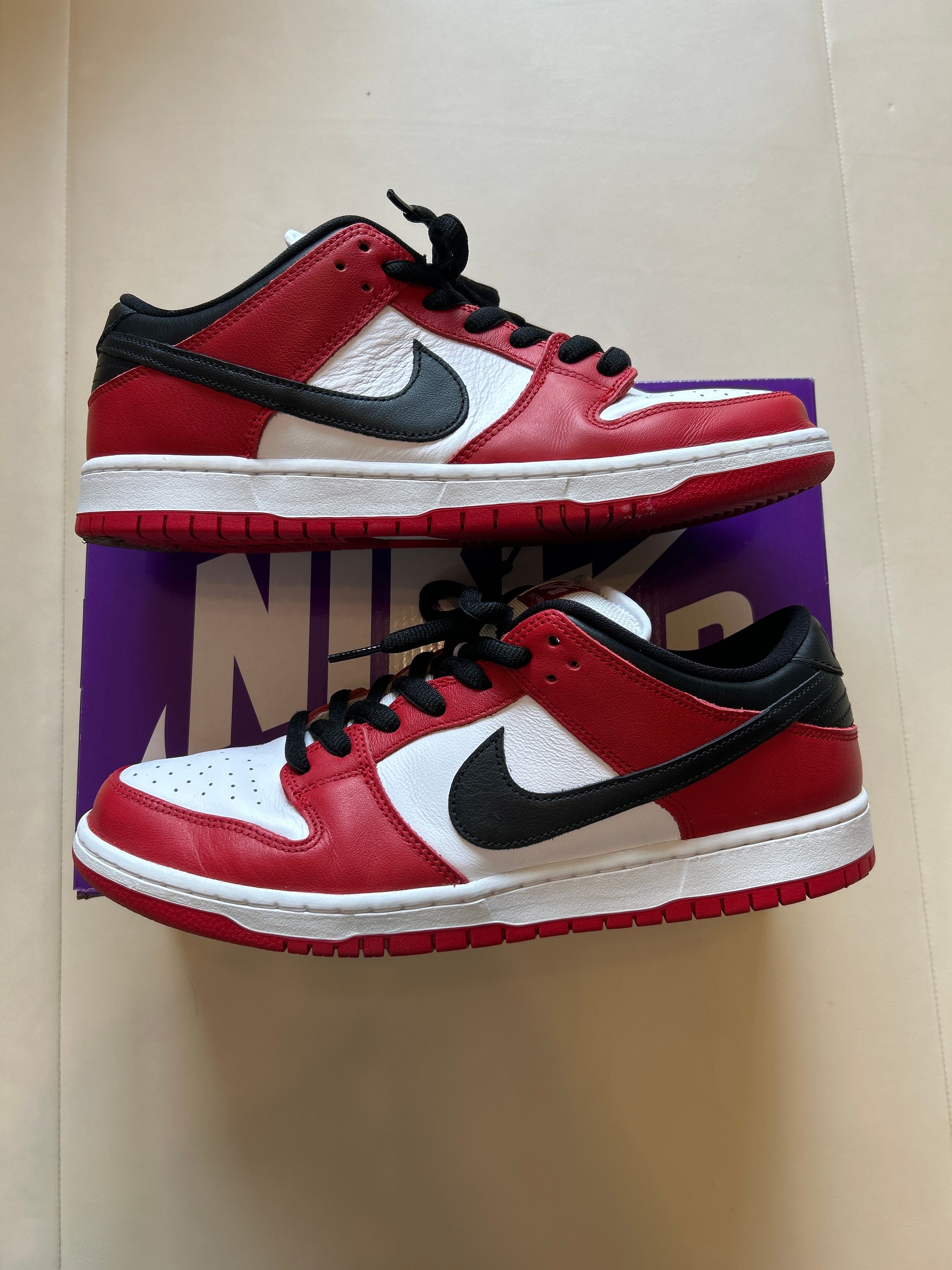 Nike SB Dunk Low Pro "J-Pack Chicago/Varsity Red and White"