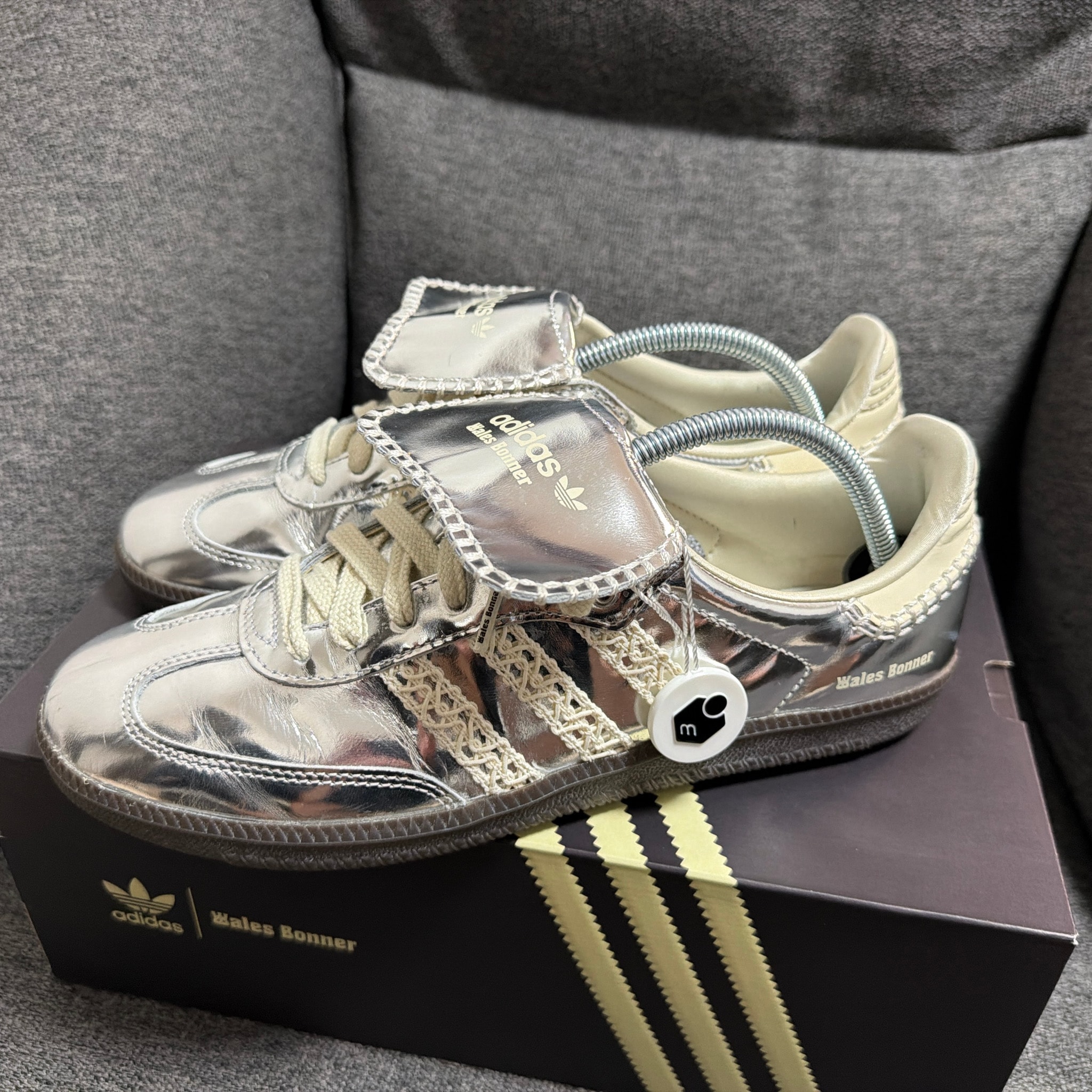 Wales Bonner × adidas Samba "Silver"