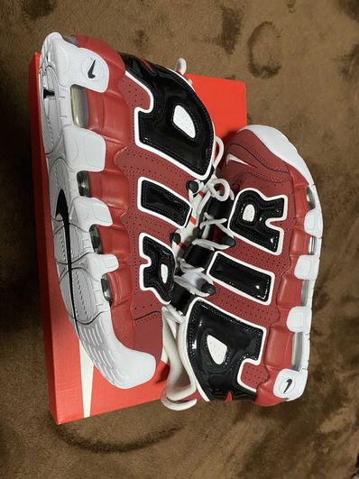 Nike Air More Uptempo ’96 "Black and Varsity Red" (2021)