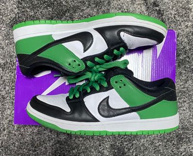 Nike SB Dunk Low Pro "Black and Classic Green"