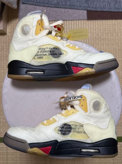 Off-White × Nike Air Jordan 5 "Sail"