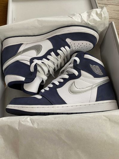 Nike Air Jordan 1 High OG CO.JP "White/Midnight Navy" (2020)(ブリーフケースなし)