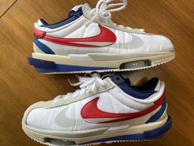 sacai × Nike Zoom Cortez "White and University Red"