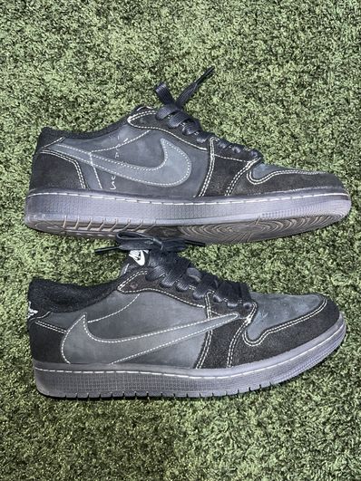 Travis Scott × Nike Air Jordan 1 Low OG SP "Black Phantom"