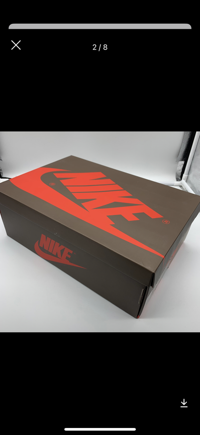 Travis Scott × Nike Air Jordan 1 Retro High OG TS SP "Sail/Dark Mocha"