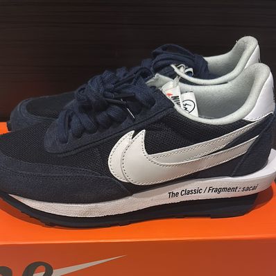 Fragment × sacai × Nike LD Waffle "Blackended Blue"