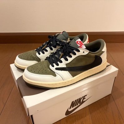 Travis Scott × Nike Air Jordan 1 Low OG SP "Reverse Olive"