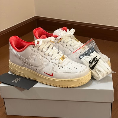 KITH × Nike Air Force 1 Low "White/Red"