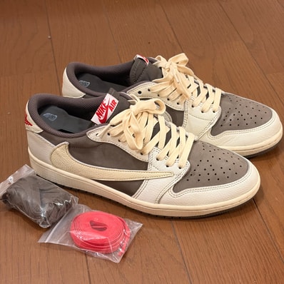 Travis Scott × Nike Air Jordan 1 Low OG SP "Reverse Mocha/Sail and Ridgerock"