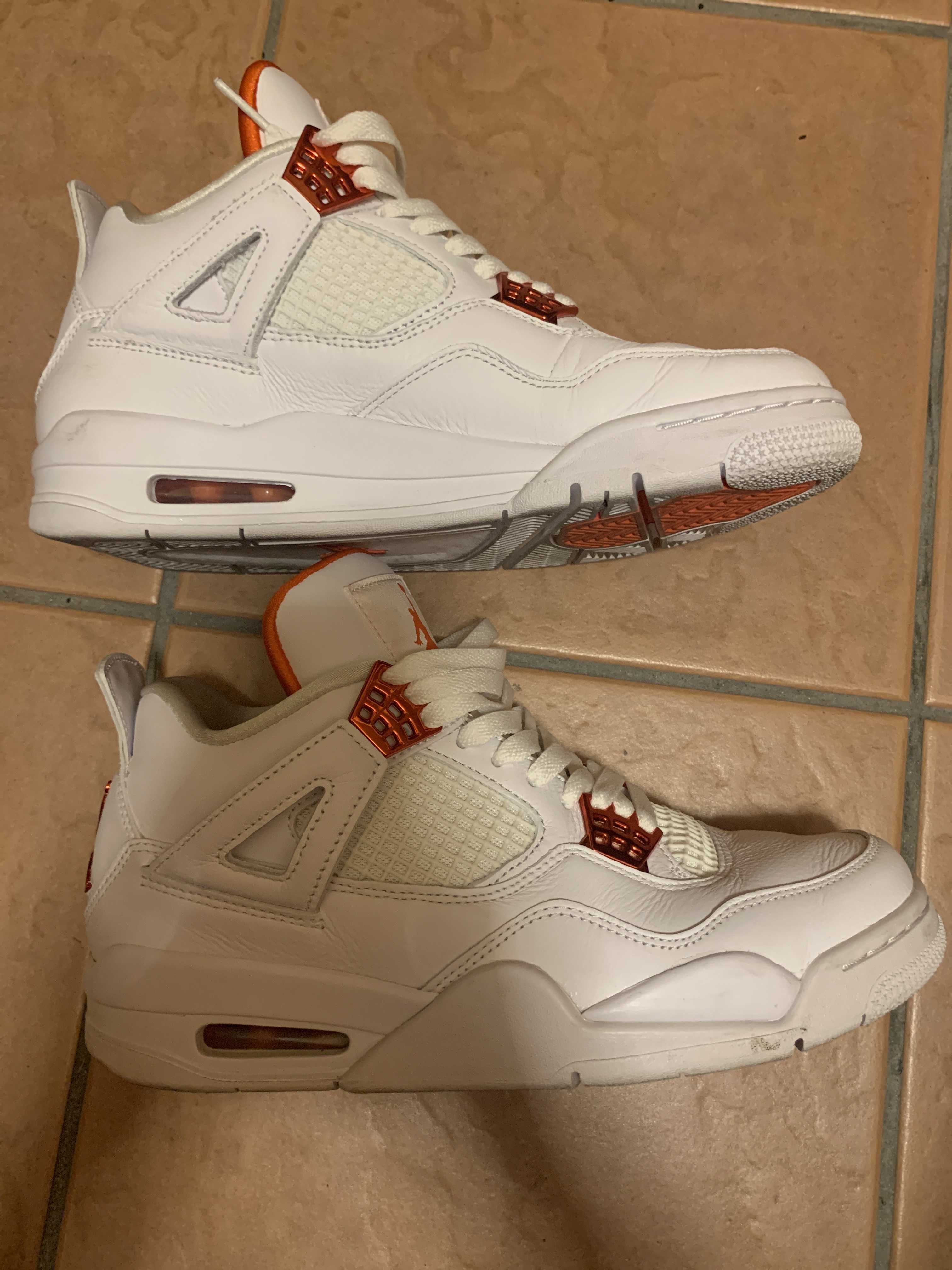 Nike Air Jordan 4 Retro "White/Team Orange"