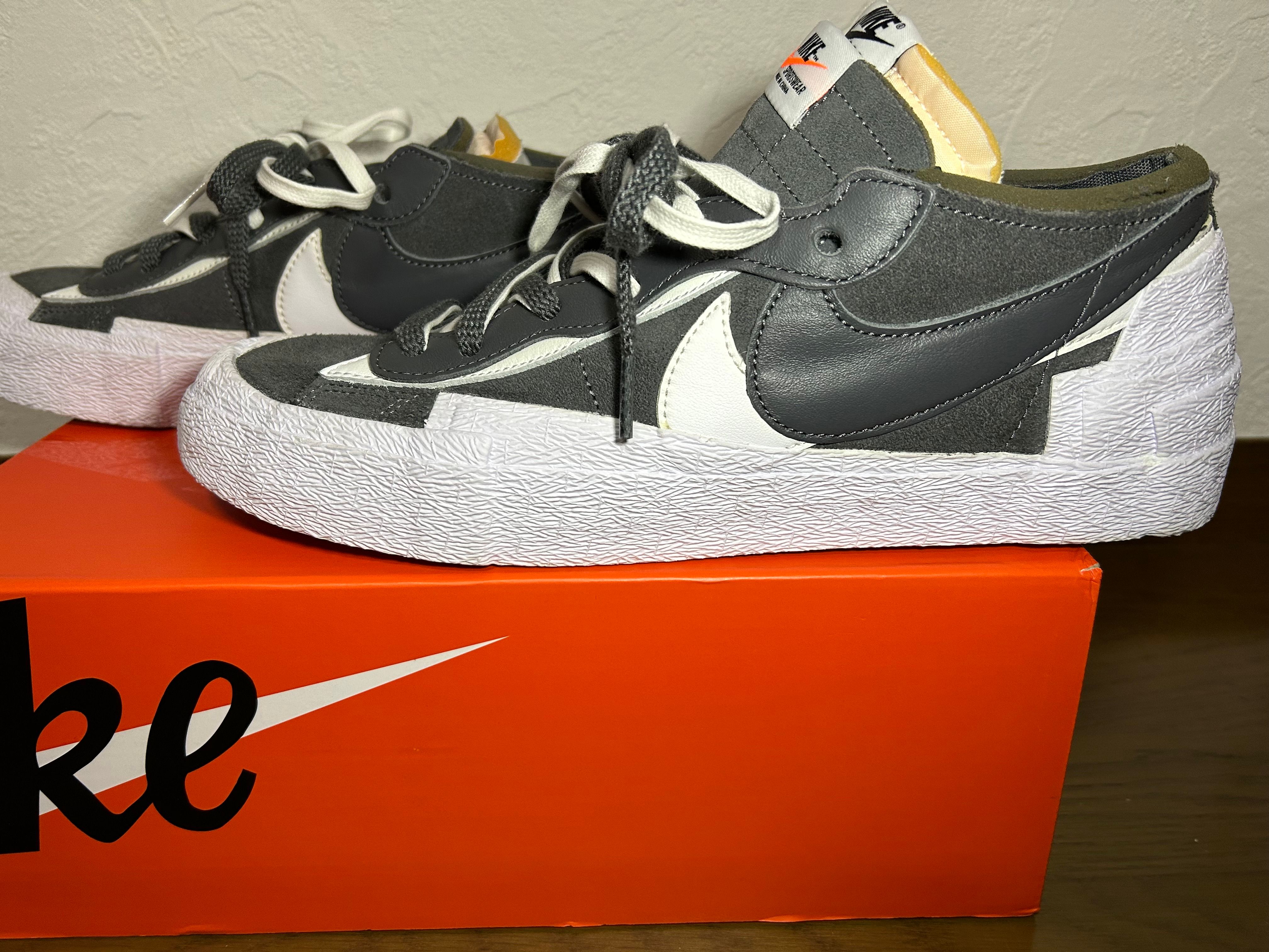 Sacai × Nike Blazer Low "Iron Grey"