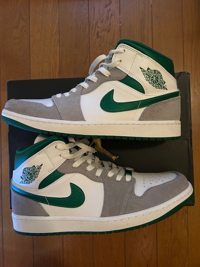 Nike Air Jordan 1 Mid "Green Grey White"