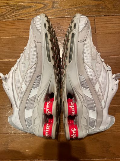 Supreme × Nike Shox Ride 2 "White/Grey Fog/Flat Platinum"