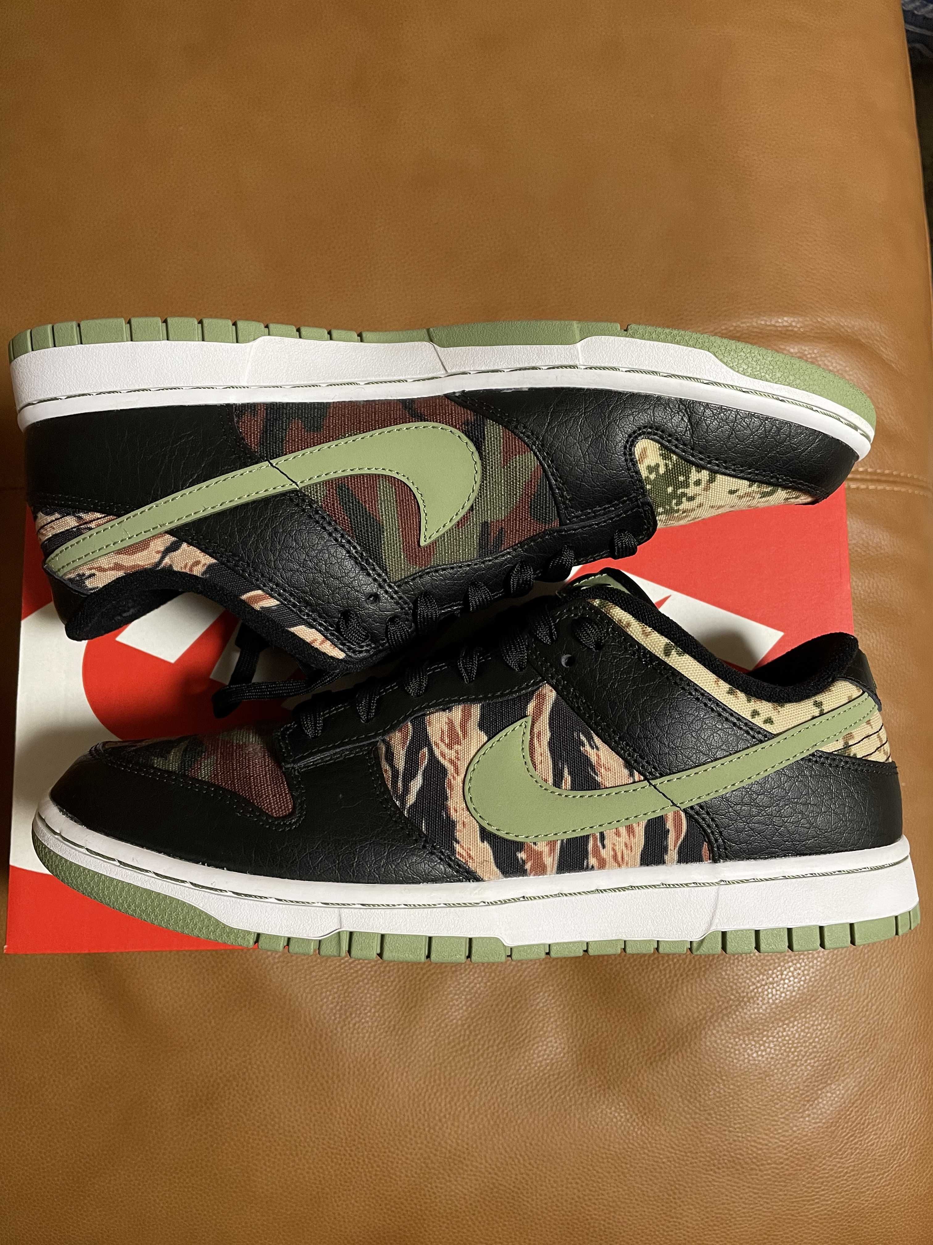 NIKE DUNK LOW SE "BLACK MULTI CAMO"