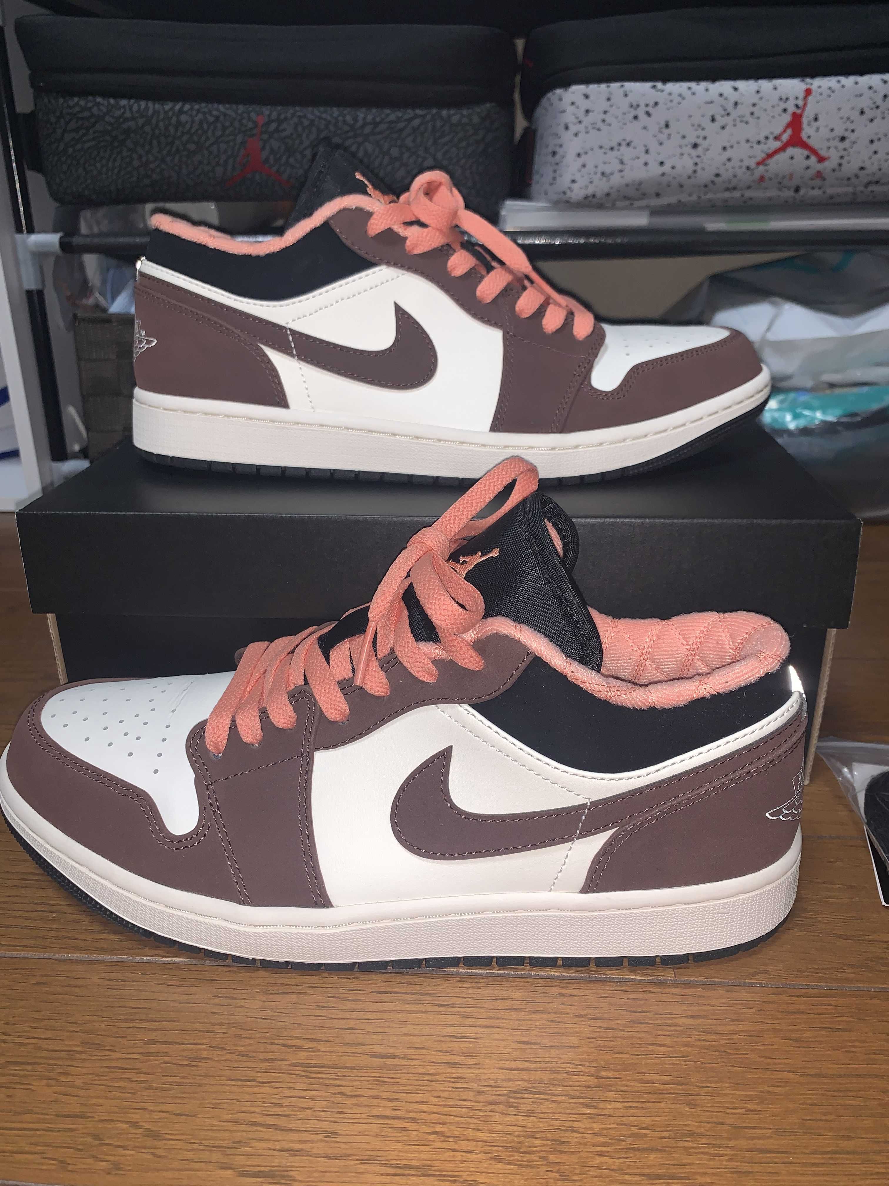 Nike Air Jordan 1 Low SE "Light Chocolate" / "Mocha Brown"