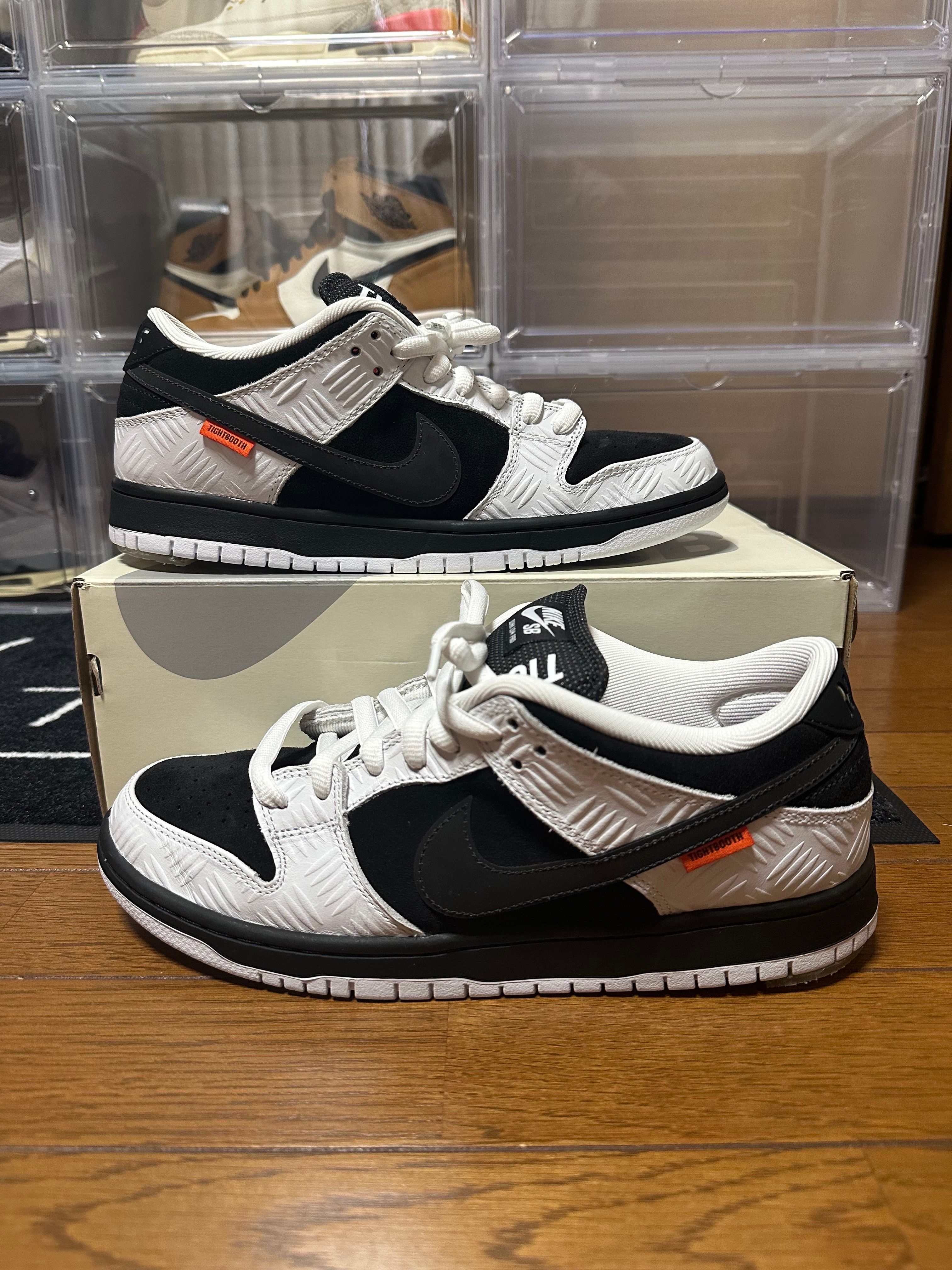 TIGHTBOOTH × Nike SB Dunk Low Pro QS "Black and White"