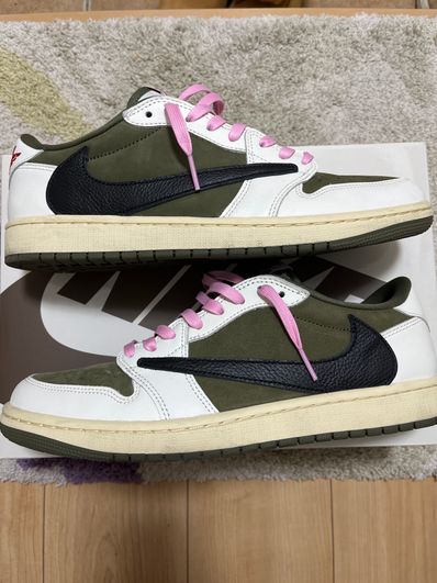 Travis Scott × Nike Air Jordan 1 Low OG SP "Reverse Olive"
