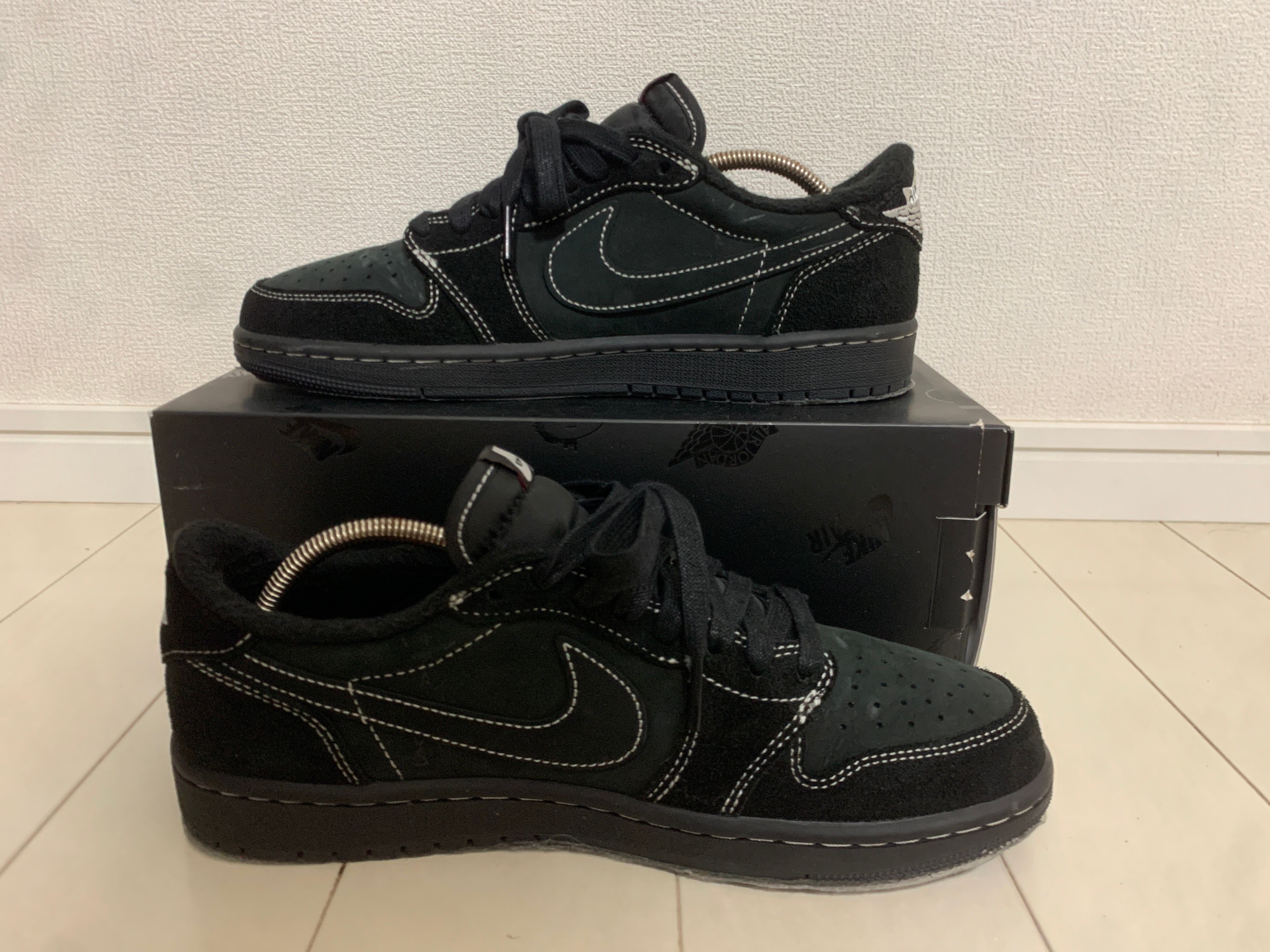 Travis Scott × Nike Air Jordan 1 Low OG SP "Black Phantom"