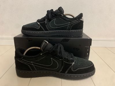 Travis Scott × Nike Air Jordan 1 Low OG SP "Black Phantom"