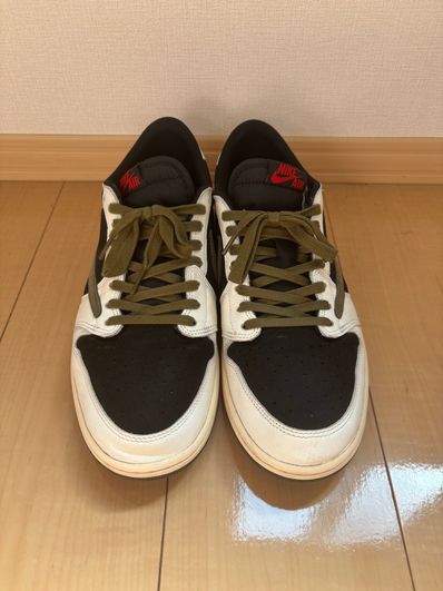 Travis Scott × Nike Women's Air Jordan 1 Low OG "Medium Olive"