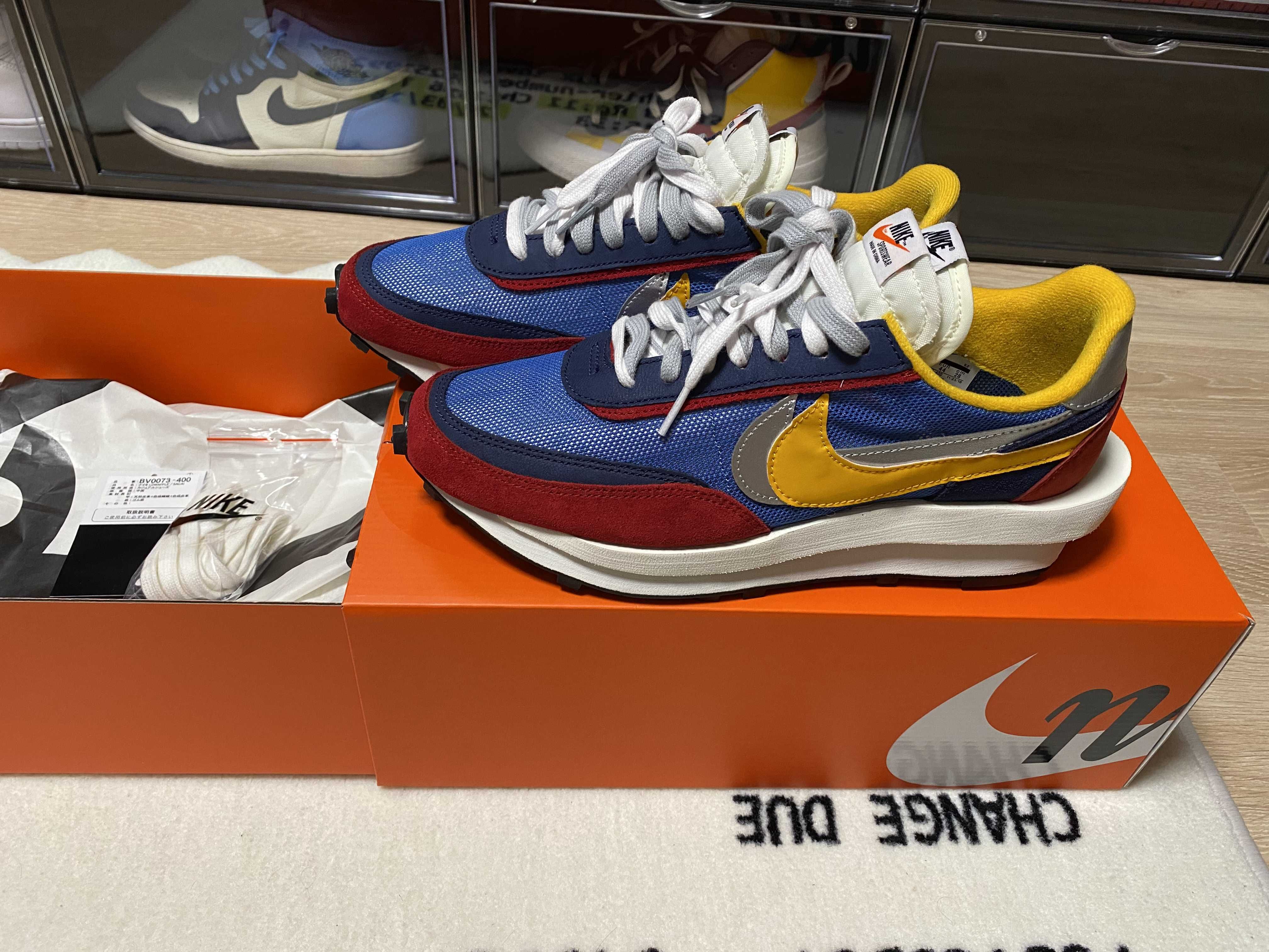 sacai × Nike LDV Waffle "Red/Blue"