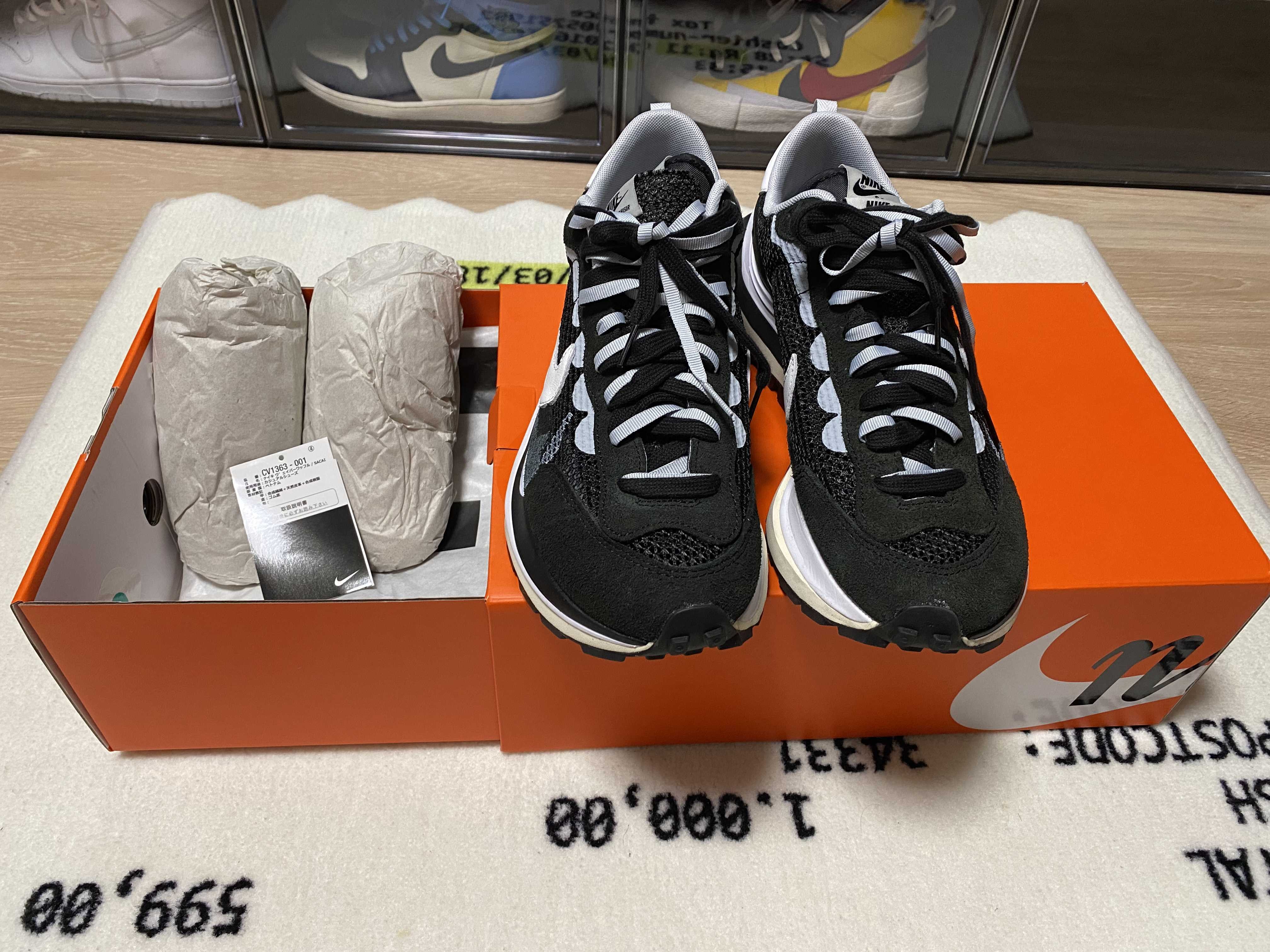 sacai × Nike Vapor Waffle "Black and White"