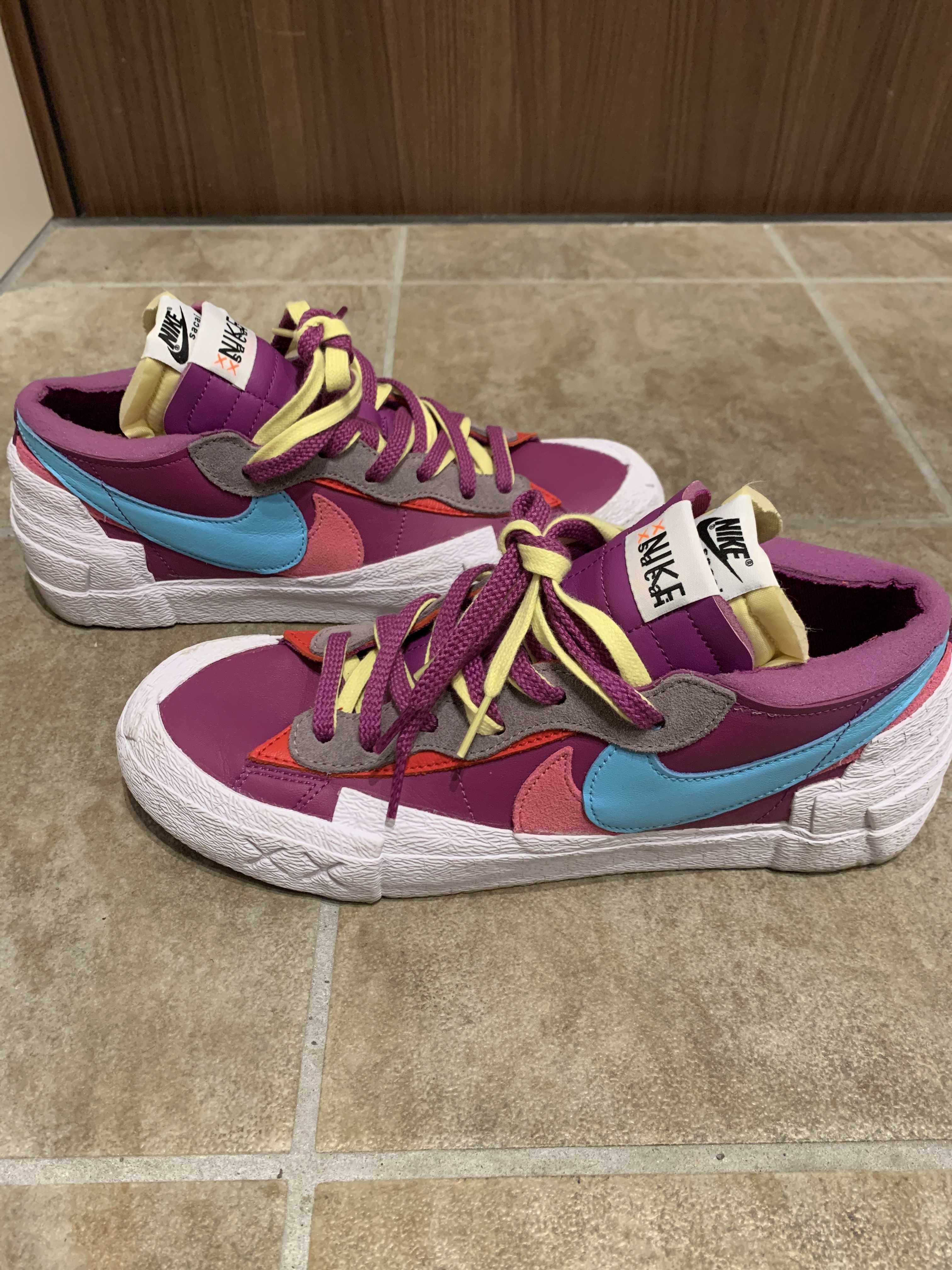 KAWS × sacai × Nike Blazer Low "Purple Dusk"