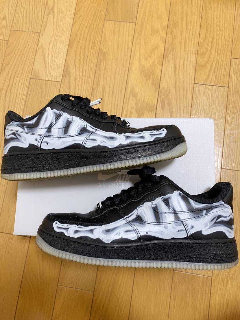 Nike Air Force 1 Low "Black Skeleton"