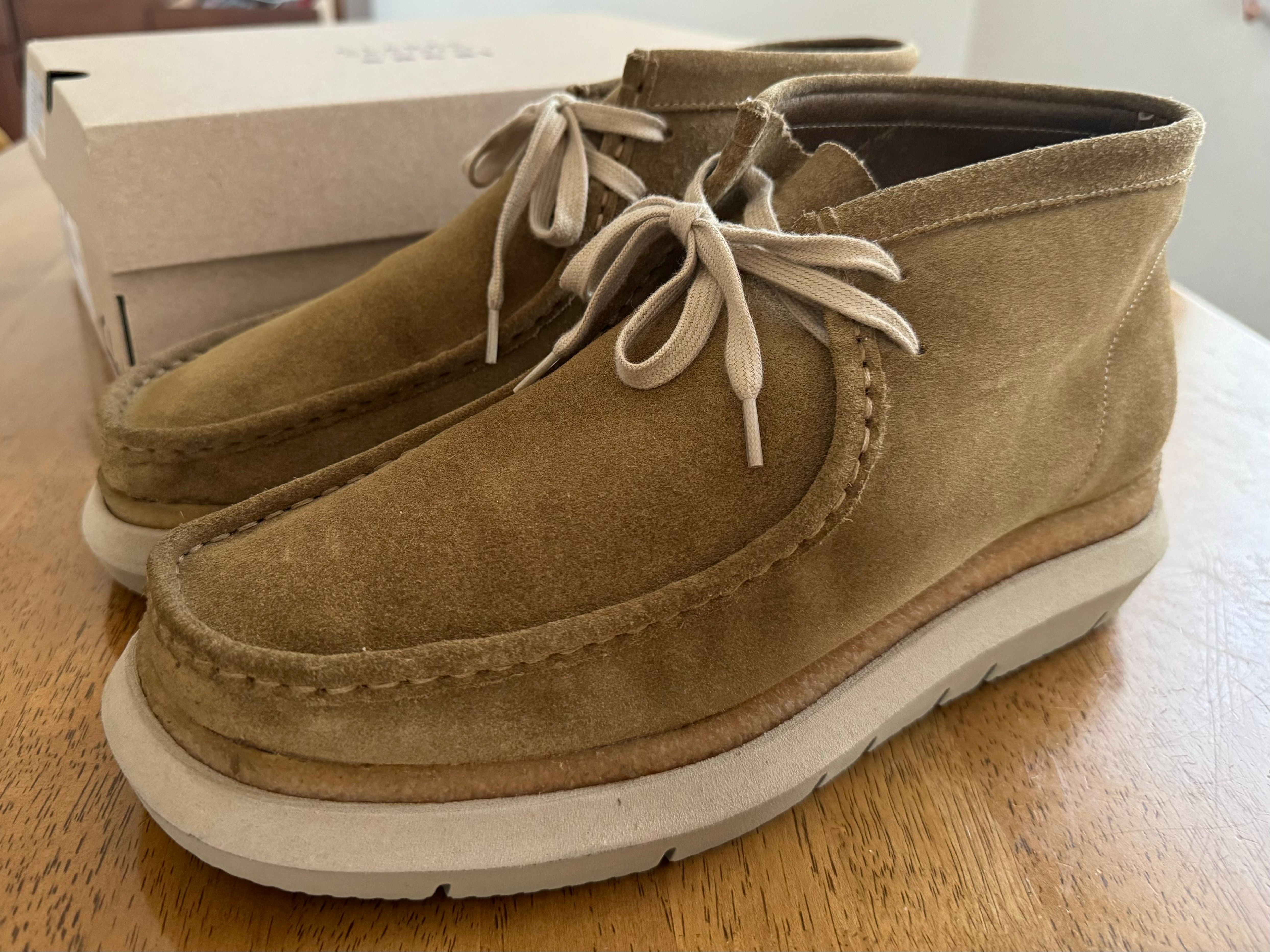 sacai × Clarks Hybrid Wallabee Boot "Beige"