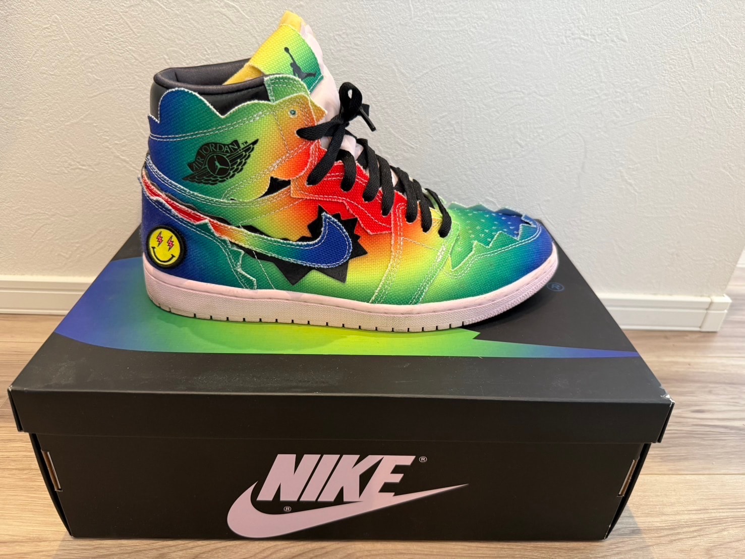 J Balvin × Nike Air Jordan 1 High OG "Rainbow"