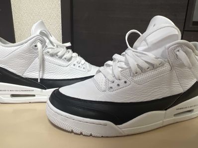 Fragment × Nike Air Jordan 3 "White/Black"