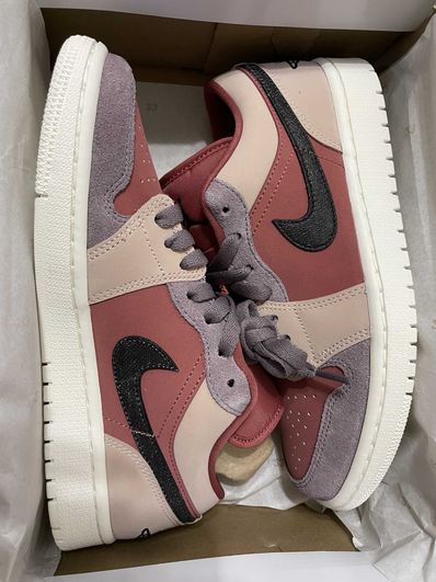 Nike Women's Air Jordan 1 Low "Canyon Rust/Black-Purple Smoke"