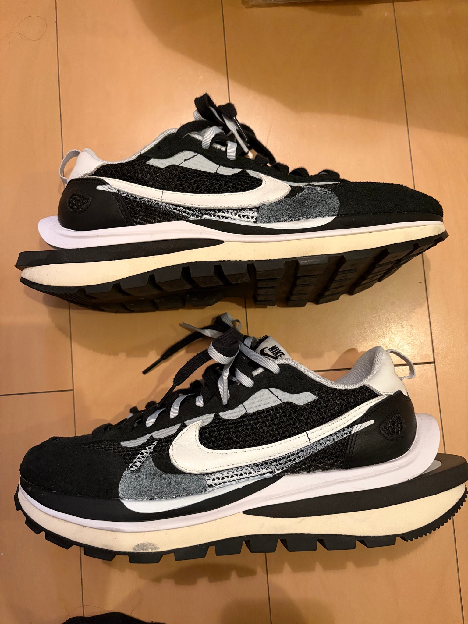 sacai × Nike Vapor Waffle "Black and White"