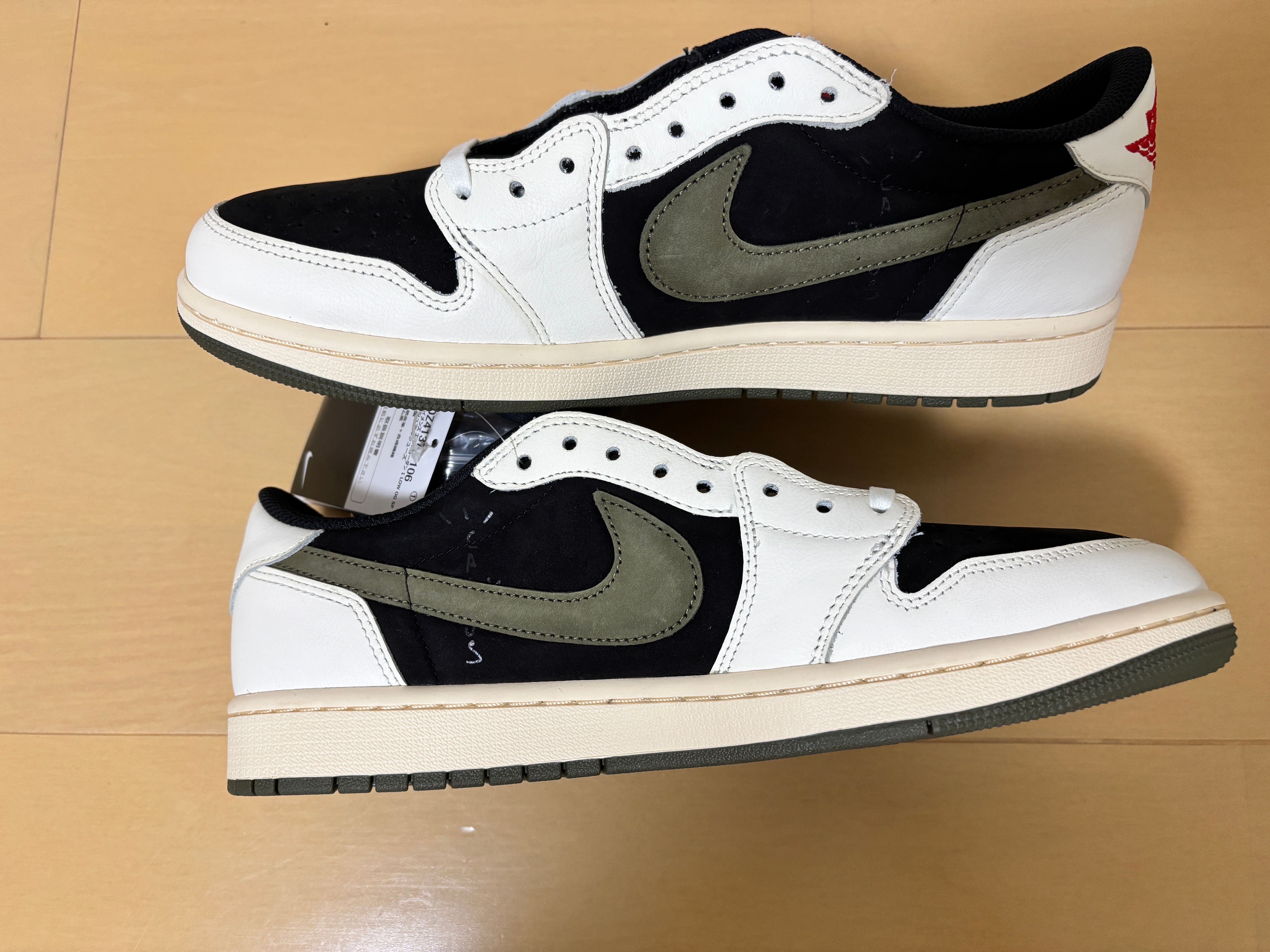 Travis Scott × Nike Women's Air Jordan 1 Low OG "Medium Olive"