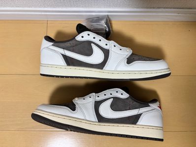Travis Scott × Nike Air Jordan 1 Low OG SP "Reverse Mocha/Sail and Ridgerock"