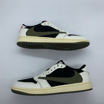 Travis Scott × Nike Women's Air Jordan 1 Low OG "Medium Olive"