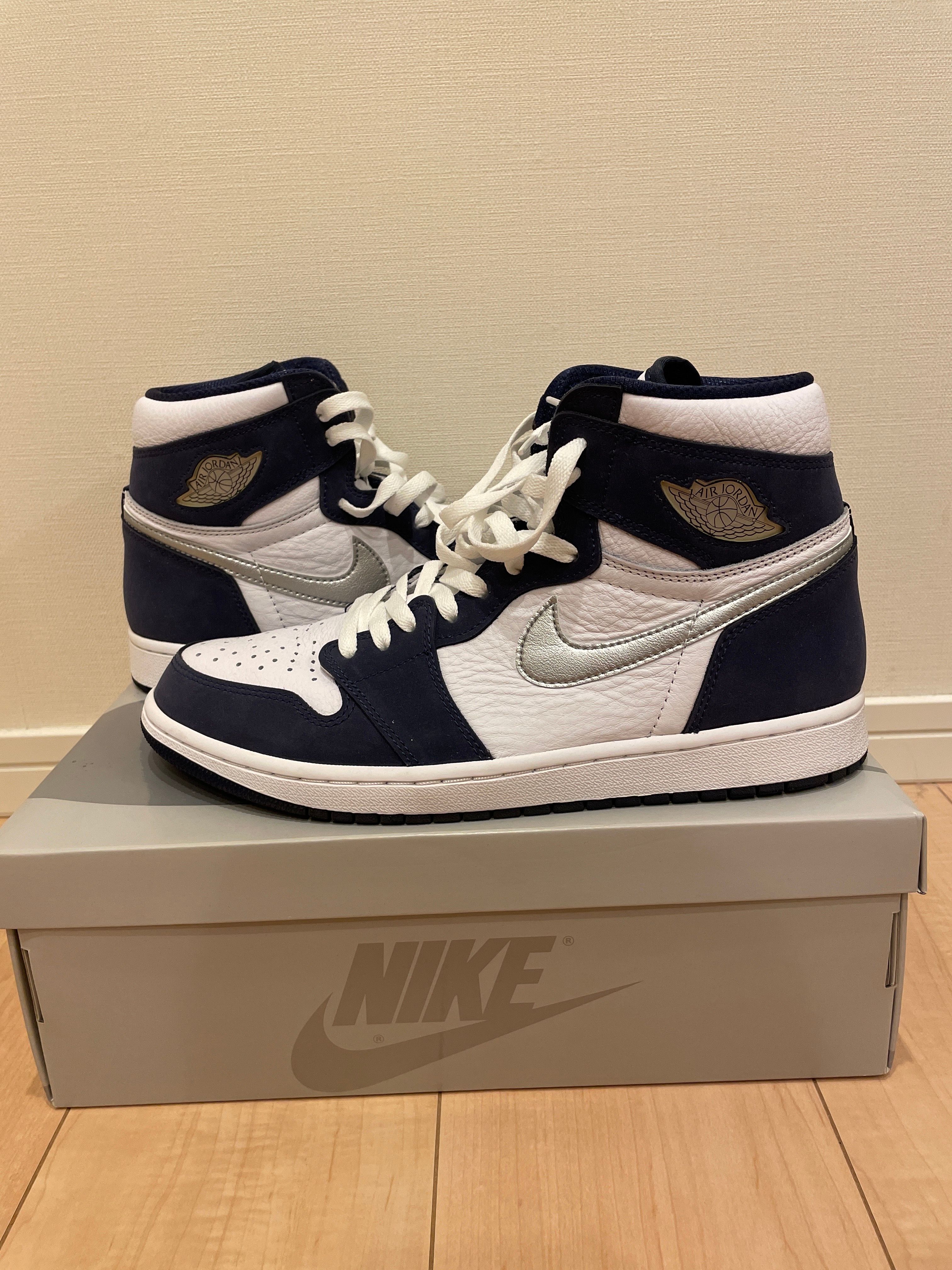 Nike Air Jordan 1 High OG CO.JP "White/Midnight Navy" (2020)(ブリーフケースなし)