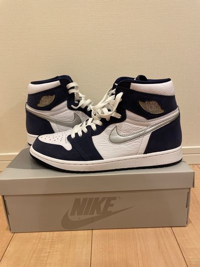 Nike Air Jordan 1 High OG CO.JP "White/Midnight Navy" (2020)(ブリーフケースなし)