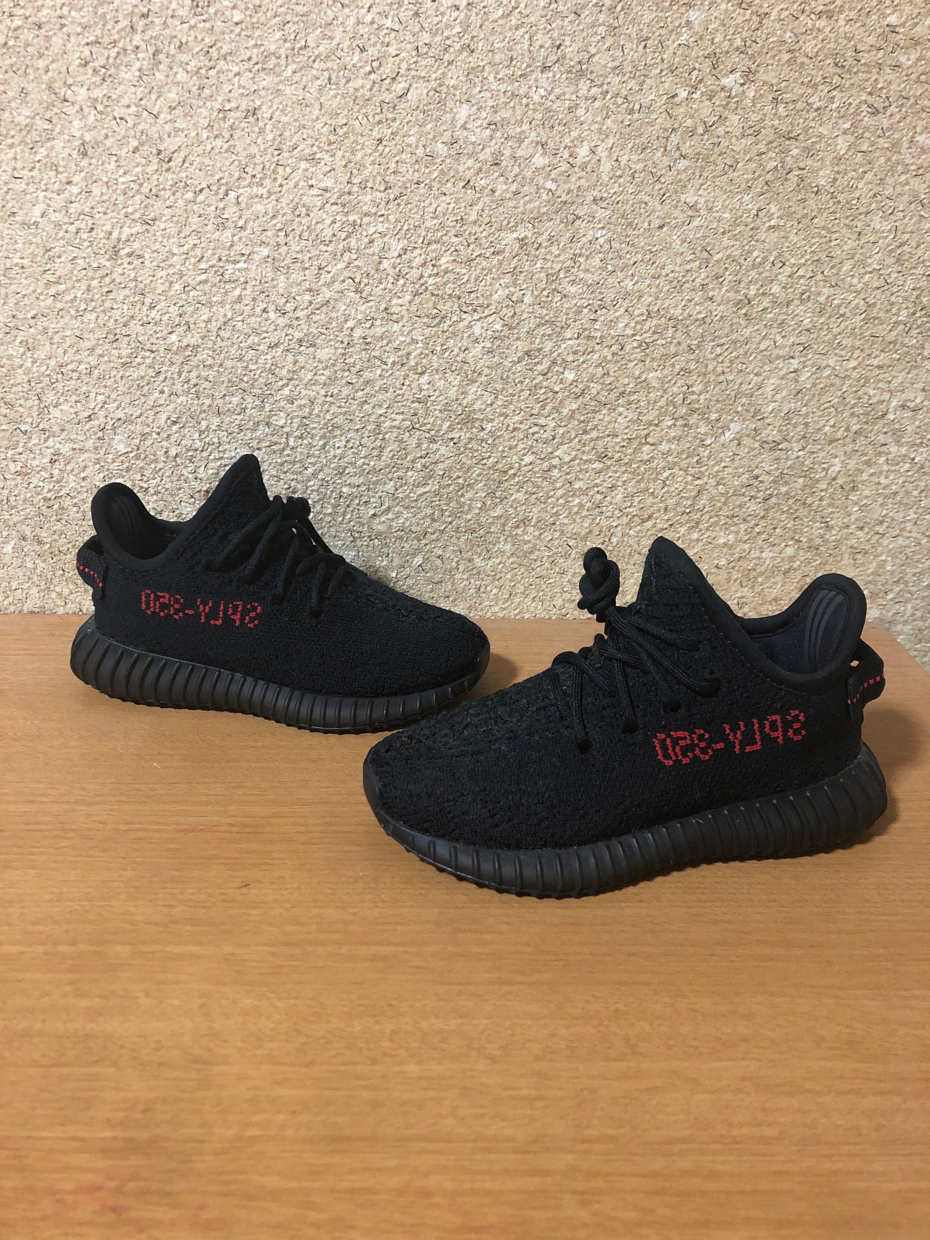 adidas INFANT YEEZY Boost 350 V2 "Black Red"