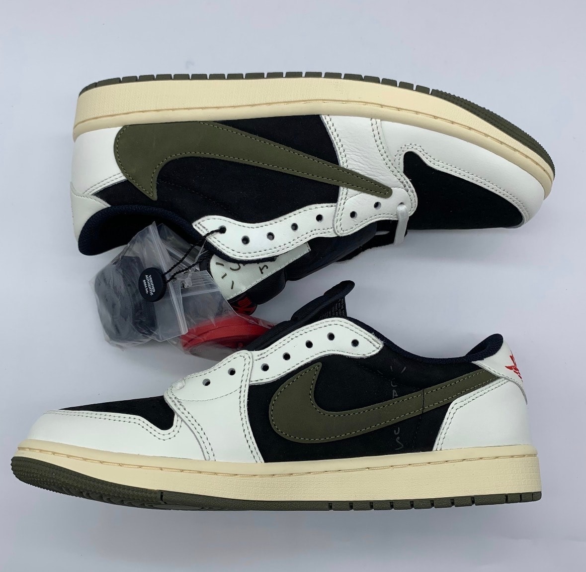Travis Scott × Nike Women's Air Jordan 1 Low OG "Medium Olive"