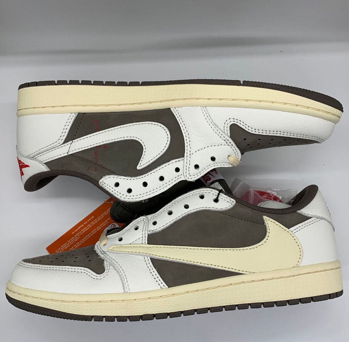 Travis Scott × Nike Air Jordan 1 Low OG SP "Reverse Mocha/Sail and Ridgerock"