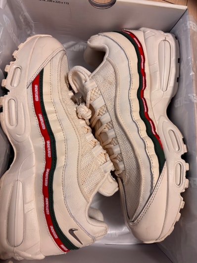 UNDEFEATED × Nike Air Max 95 SP "Sail"