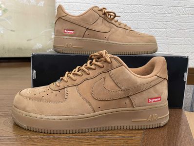 Supreme × Nike Air Force 1 Low "Flax/Wheat"