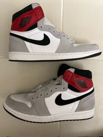 Nike Air Jordan 1 High OG "White/Black/Light Smoke Grey"