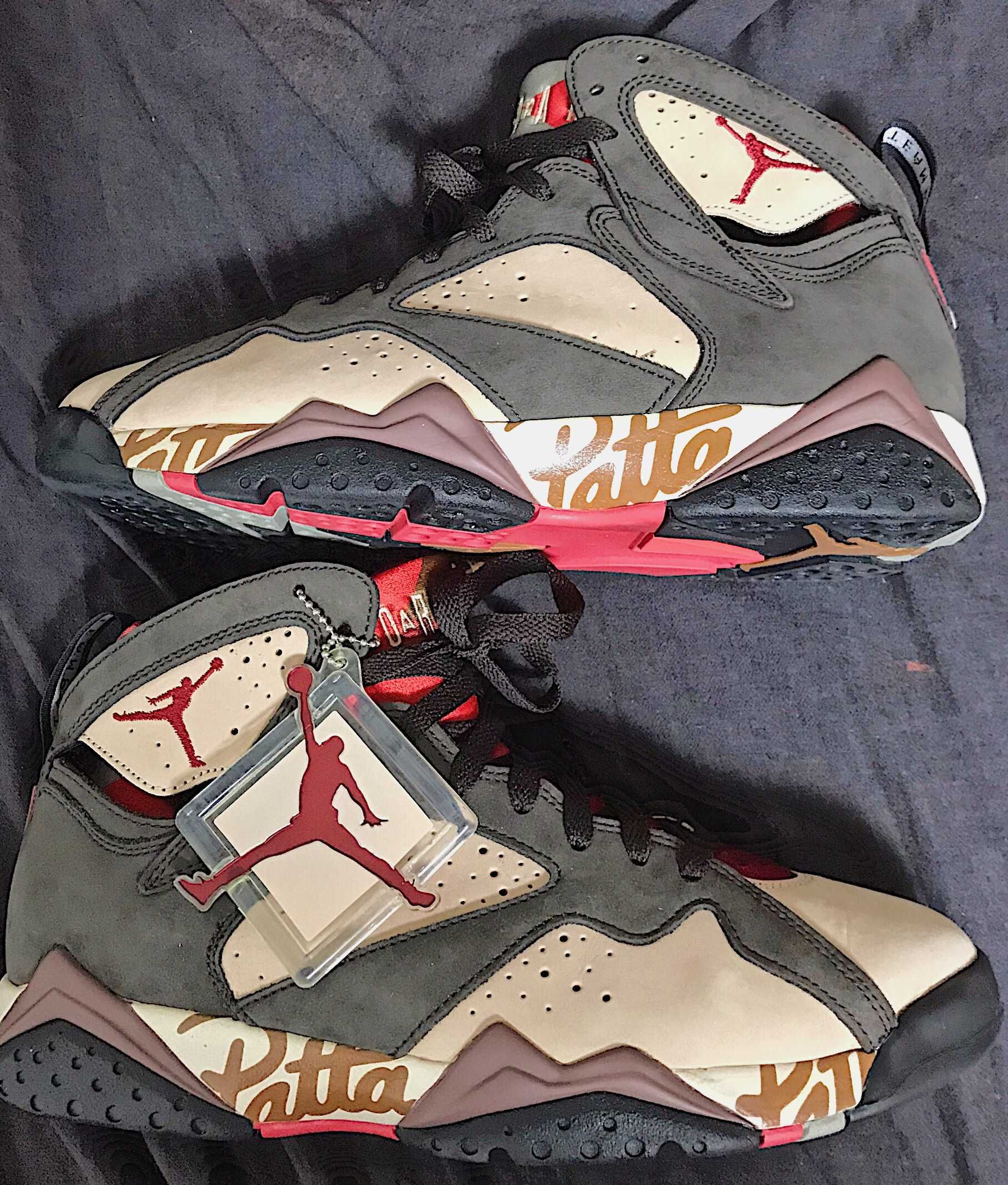 Patta × Nike Air Jordan 7 OG "Brown"