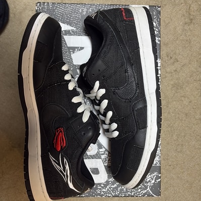 Wasted Youth × Nike SB Dunk Low "Black Denim"(Special Box) / VERDY