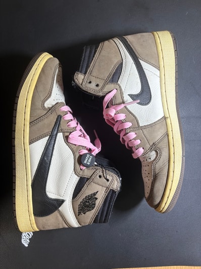 Travis Scott × Nike Air Jordan 1 Retro High OG TS SP "Sail/Dark Mocha"
